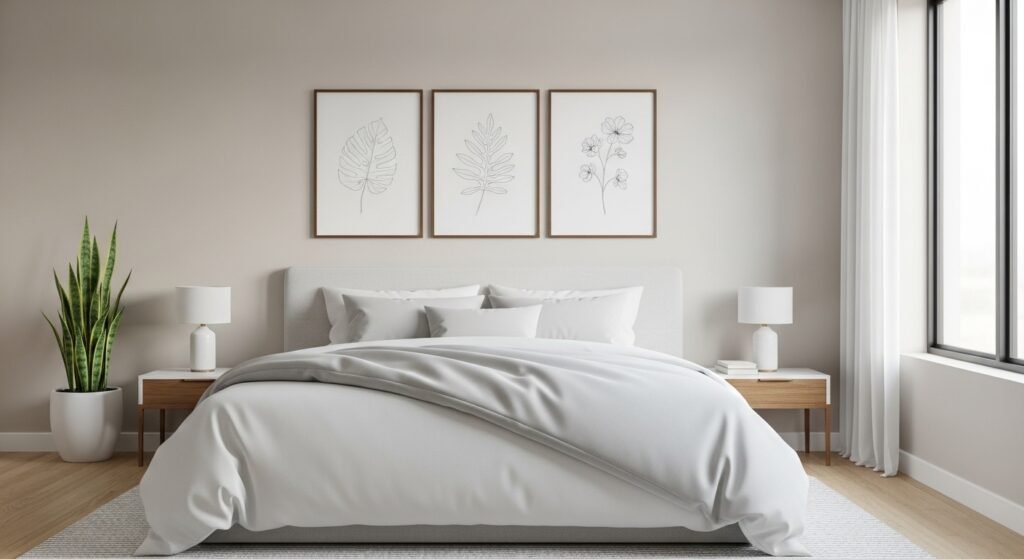 wall art ideas for bedroom minimalist style by jalkify by artisan anthology