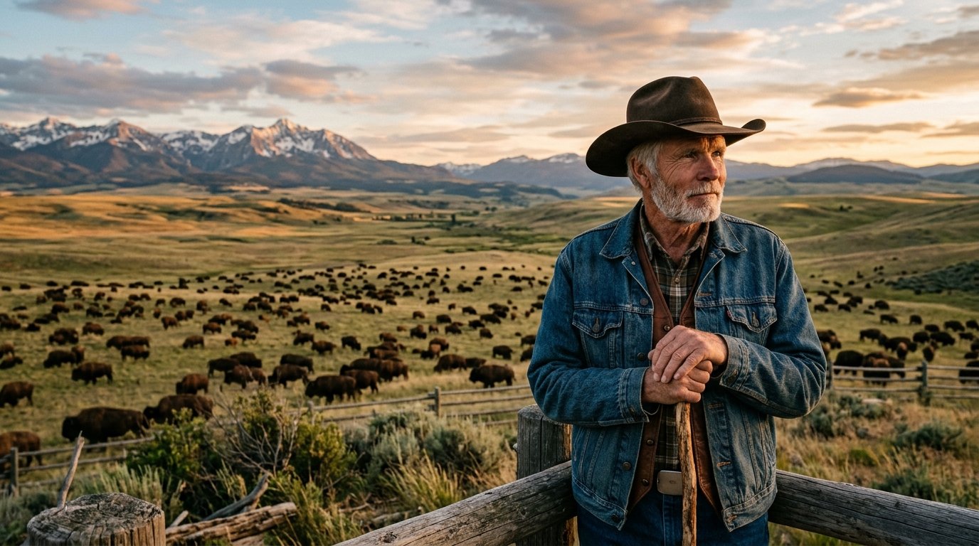 Ted Turner founder of CNN and philanthropist at his ranch in 2026.